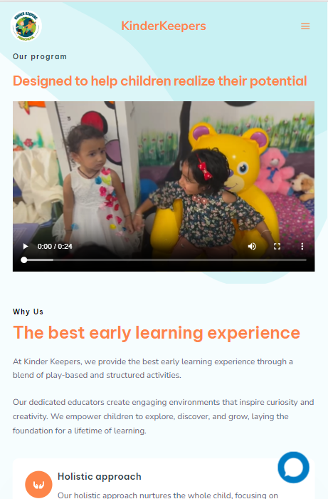 Best Video Marking Services, sample project (Kinder Keepers)
